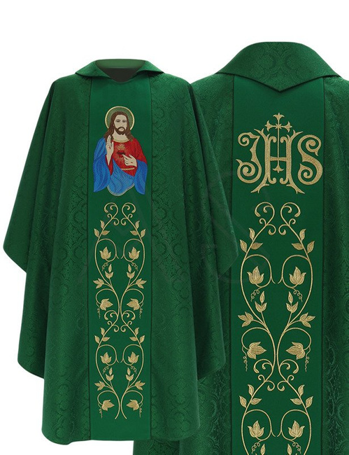 Gothic Chasuble "Heart of Jesus" 732-F25