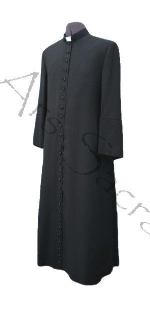 Sotana negra clásica - en stock, envío en 24h