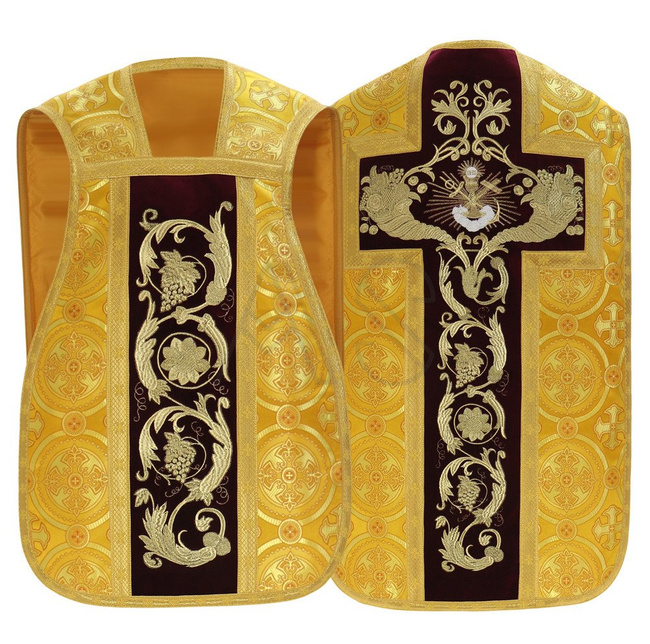 Roman chasuble "Sacramental bread" R787-AGC8