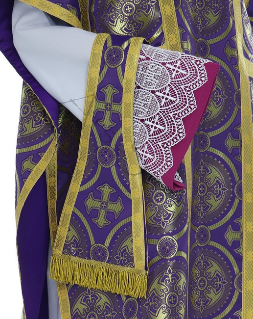 Silk chasuble "St. Philip Neri" F068-F8
