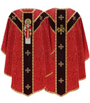 Chasuble semi-gothique "Christ le roi" GY805-AC26