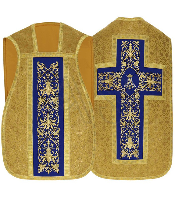 Chasuble romaine mariale R749-GN16