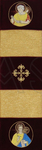 Chasuble gothique "Saint Apôtres" G698-AGC63