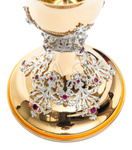 Mass chalice decorated with rubies